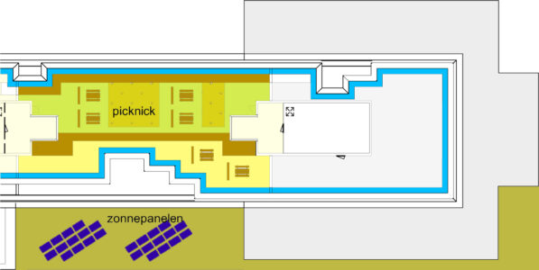 Plattegrond dak CiTG